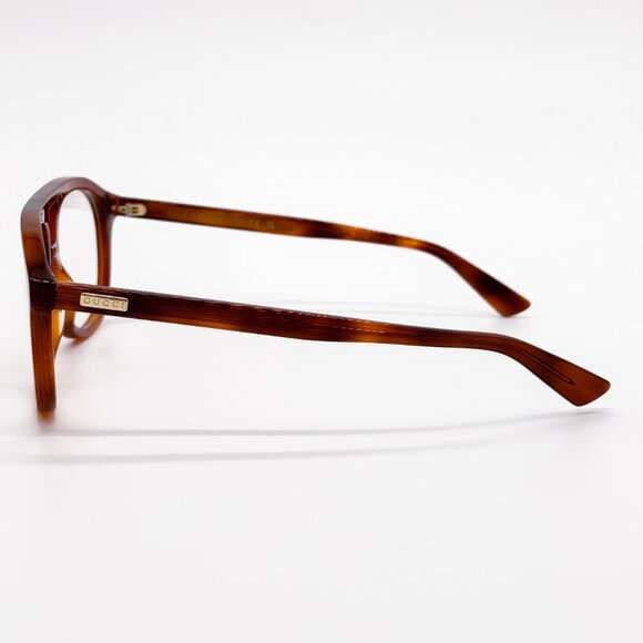 NEW GUCCI GG1320O 002 HAVANA PILOT UNISEX EYEGLASSES GUCCI - Picture 8 of 12